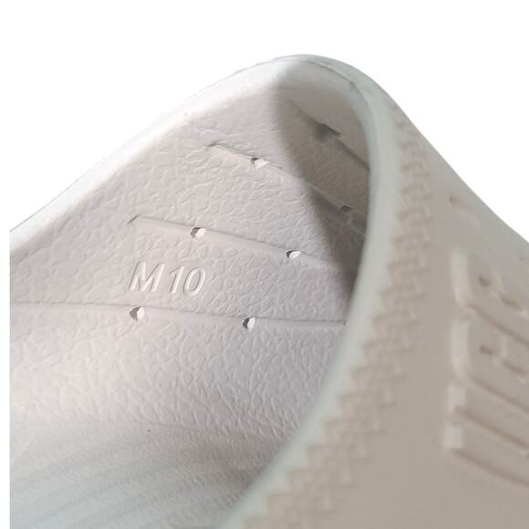 UGG Slide It Sandals Cream Perforated EVA Foam Slides Men\'s 10